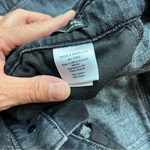 Veronica Beard Nori High Rise Paperbag Waist Denim Shorts Washed Onyx Sz 29 - Picture 8 of 12